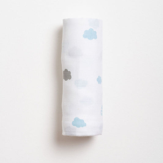 Aariro Organic Cotton Swaddle-Cloud-Pack of 1-Infant Wraps