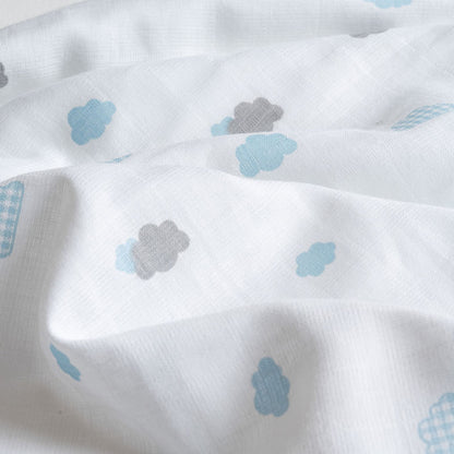 Aariro Organic Cotton Swaddle-Cloud-Pack of 1-Infant Wraps