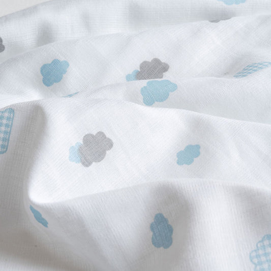 Aariro Organic Cotton Swaddle-Cloud-Pack of 1-Infant Wraps