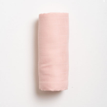 Aariro Organic Cotton Swaddle-Pink-Pack of 1-Infant Wraps