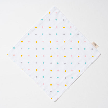 Aariro Organic Cotton Muslin Burp Cloth & Wash Cloths Combo Set-Follow The Rainbow-For Infants