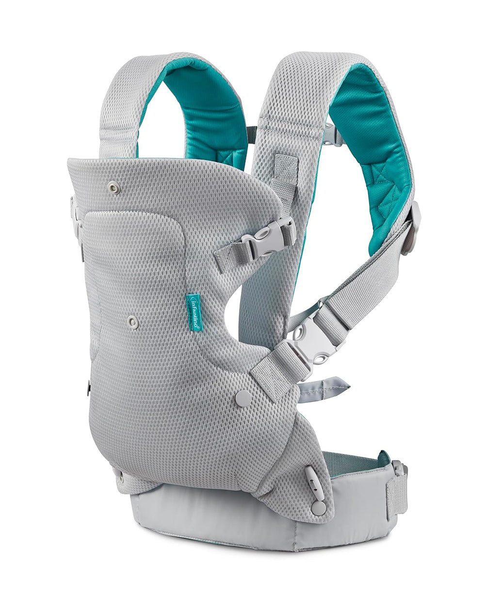 Infantino Flip 4 in 1 Light Airy Convertible Carrier Adjustable Head Support 4 to 14 Kg Grey Extra 5 Off duckduckbaby