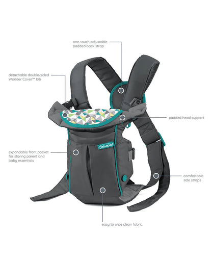 Infantino Swift Classic Carrier With Pocket-Adjustable Back Strap