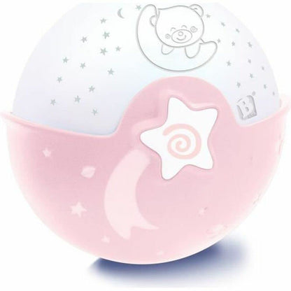 Infantino Watch Over Me Soothing Night Light, Projector & Bed Side Lamp-For a Calm Sleep-Pink-0M+