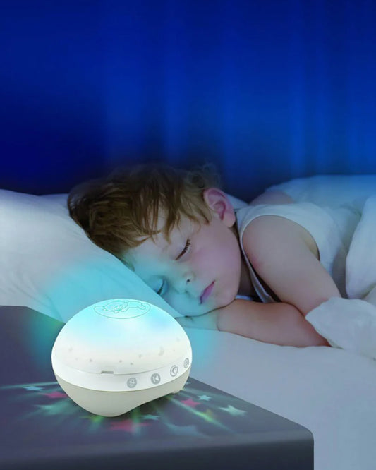 Infantino Watch Over Me Soothing Night Light, Projector & Bed Side Lamp-For a Calm Sleep-Grey-0M+