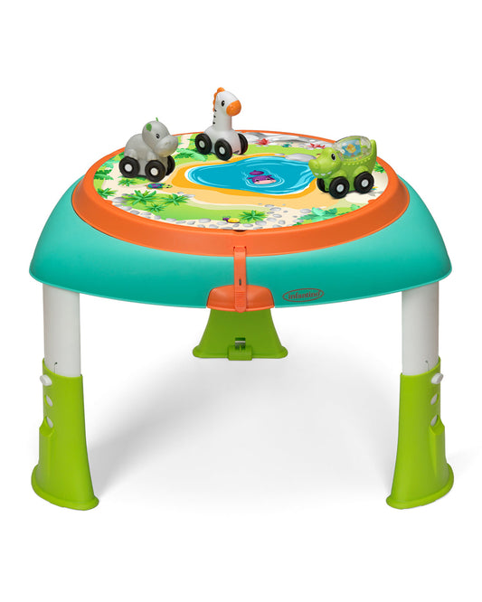 Infantino 2-In-1 Sit, Spin & Stand Entertainer & Activity Table-Learning & Educational Toys-12M+