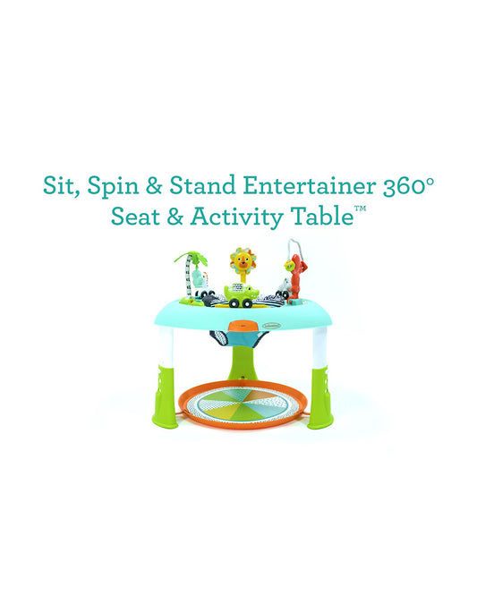 Infantino 2-In-1 Sit, Spin & Stand Entertainer & Activity Table-Learning & Educational Toys-12M+