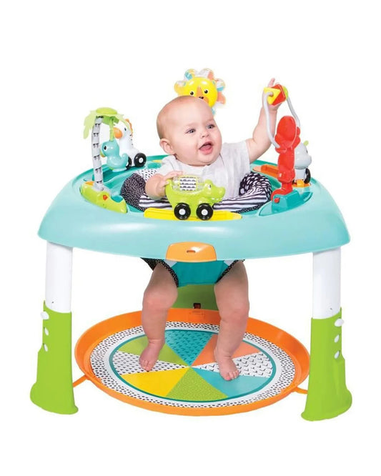 Infantino 2-In-1 Sit, Spin & Stand Entertainer & Activity Table-Learning & Educational Toys-12M+