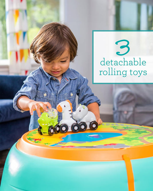 Infantino 2-In-1 Sit, Spin & Stand Entertainer & Activity Table-Learning & Educational Toys-12M+