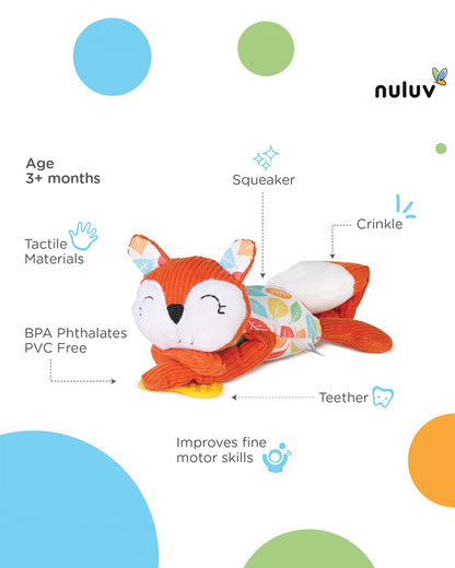 nuluv Squirrel Soft Toy-Plush Cuddly Toy For Newborn