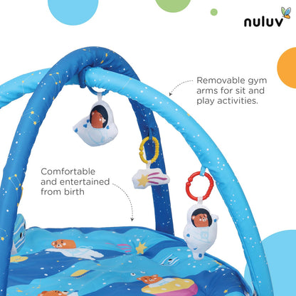 nuluv Space Playgym with 5 Hanging Toys-Indoor Toy-0M+