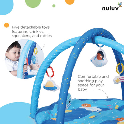 nuluv Space Playgym with 5 Hanging Toys-Indoor Toy-0M+