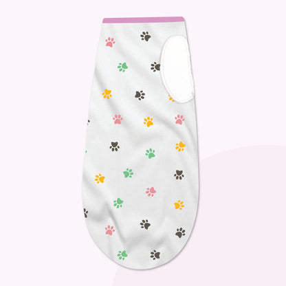 Polka Tots Swaddle Wrap Sleeping Bag-Muslin Cotton-Paw-With Velcro Wings-Newborn Bed