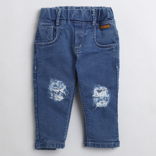 Polka Tots Blue Jeans-Denim-For Infants