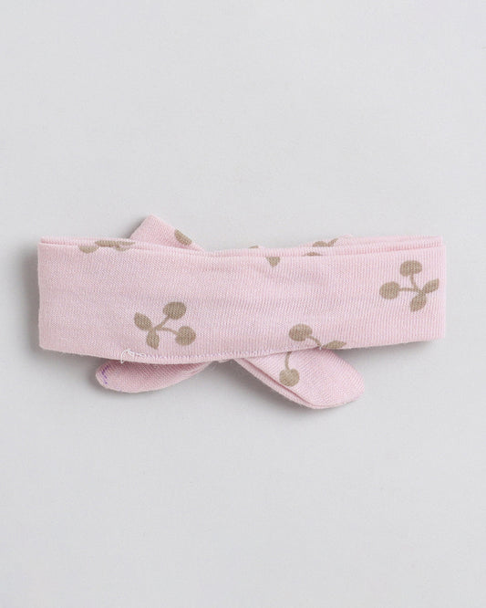 Polka Tots Pink Onesie-Cotton-Printed-For Infants