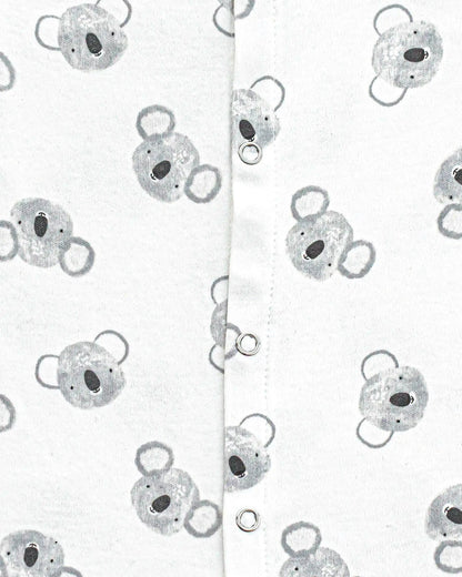 BeeLittle Olive Jhabla Set-Koala-Organic Cotton-For Infants