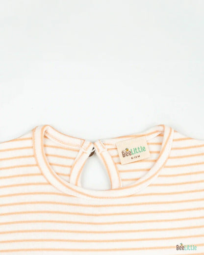 BeeLittle White & Orange Frock Dress-Grass N Bunny-Organic Cotton-Pack of 2-For Infants