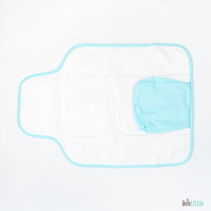 BeeLittle Diaper Changing Mat-With Built-in Pocket-Organic Cotton-On The Way