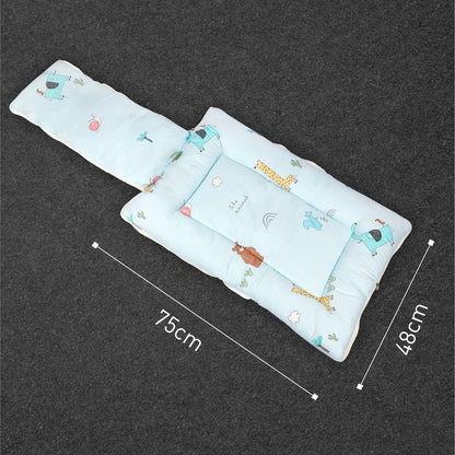 R for Rabbit Snuggy 100% Natural Cotton-Sky Blue-Baby Carrier Nest Cum Sleeping Bag (0-12M)