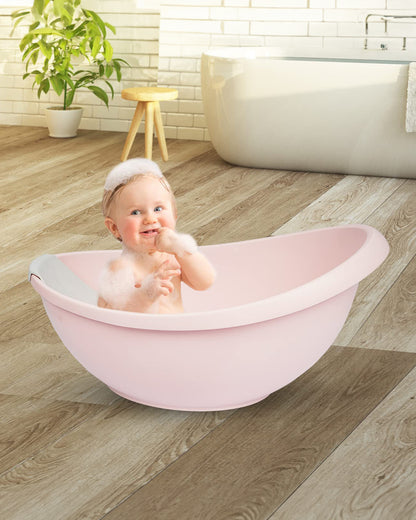 R for Rabbit Happy Pool Baby Bath Tub-With Anti-Skid Base-0 to 12M-Pink