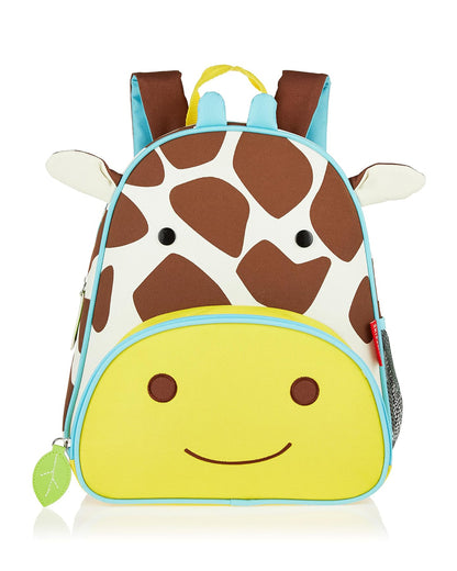 Skip Hop Zoo Little Kid Bagpack-Giraffe-With Mesh Bottle Pocket & Adjustable Shoulder Straps