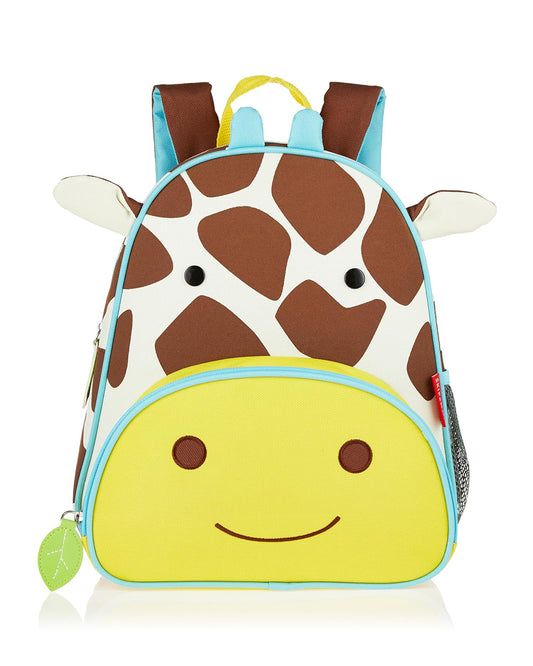 Skip Hop Zoo Little Kid Bagpack-Giraffe-With Mesh Bottle Pocket & Adjustable Shoulder Straps