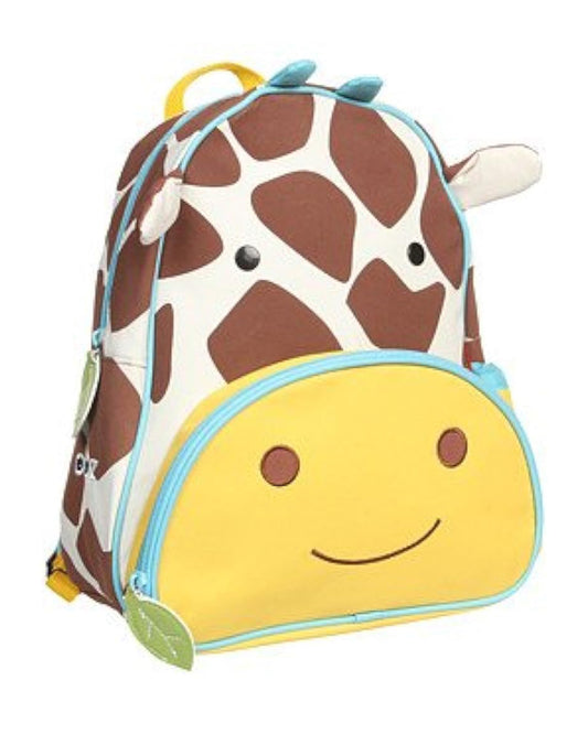 Skip Hop Zoo Little Kid Bagpack-Giraffe-With Mesh Bottle Pocket & Adjustable Shoulder Straps