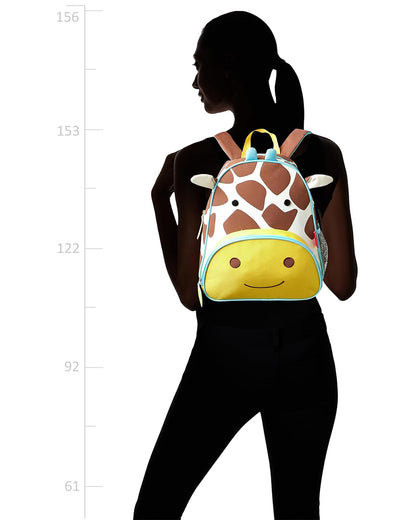 Skip Hop Zoo Little Kid Bagpack-Giraffe-With Mesh Bottle Pocket & Adjustable Shoulder Straps