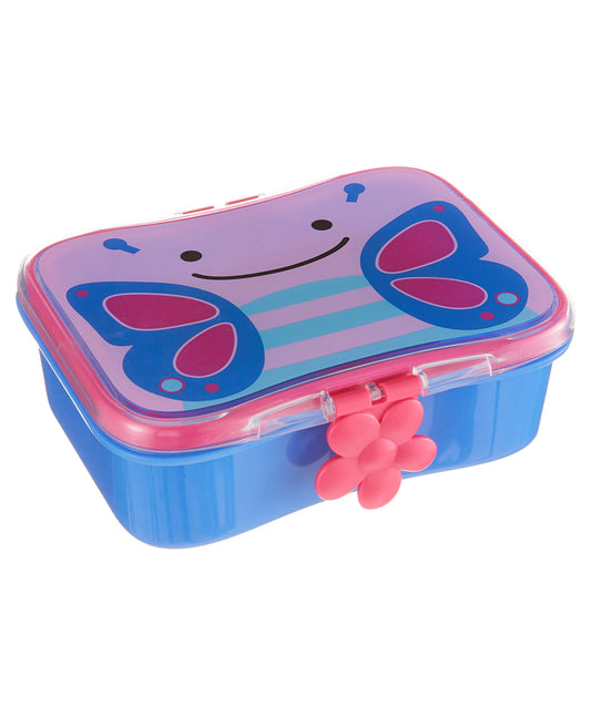 Skip Hop Zoo Lunch Kit-4-Piece Set-With Leakproof Lid-Butterfly-For Feeding Infants