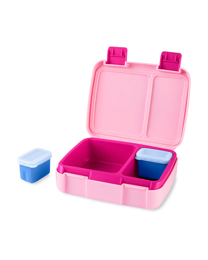 Skip Hop Zoo School Essentials Kit-Bento Lunch Box(700ml)-Tritan Straw Sipper(355ml)-Butterfly-3Y+