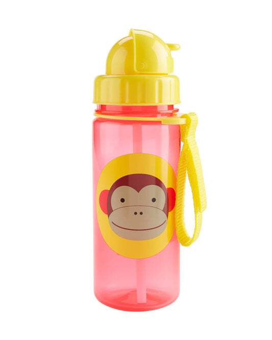 Skiphop School Essentials Kit-Lunch Box(700ml)-Straw Sipper(390ml)-Bagpack-Monkey-3Y+