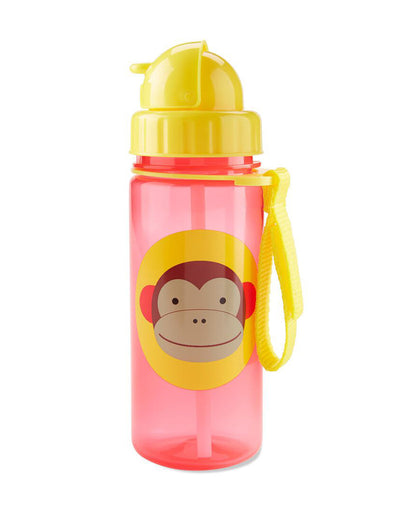 Skiphop School Essentials Kit-Lunch Box(700ml)-Straw Sipper(390ml)-Bagpack-Monkey-3Y+