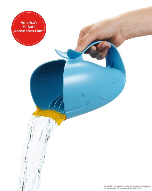 Skip Hop Moby Waterfall Baby Bath Rinser-Blue