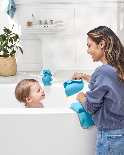 Skip Hop Moby Waterfall Baby Bath Rinser-Blue