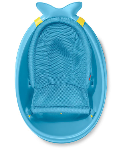 Skip Hop Moby Smart Sling Baby Bath Tub-3-Stage Tub-0 to 36M-Blue