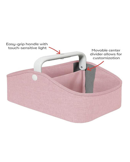 Skip Hop Light Up Diaper Caddy-With Side Pockets-Pink