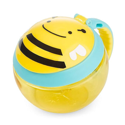 Skip Hop Zoo Snack Cup-Bee-No Slip Handle-222 ml-For Feeding Infants