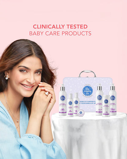 The Moms Co Everything For Baby With Suitcase Gift Set-Pack of