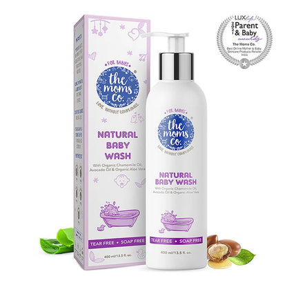 The Moms Co Natural Baby Body Wash-With Chamomile & Aloe Vera