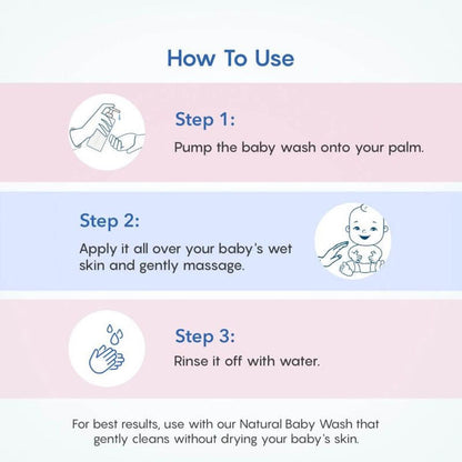 The Moms Co Natural Baby Body Wash-With Chamomile & Aloe Vera