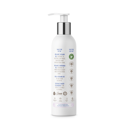 The Moms Co Natural Baby Shampoo-With Argan Oil & Moringa Oil