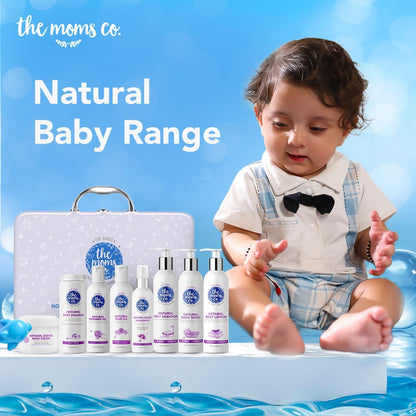 The Moms Co Natural Baby Powder-With Corn Starch & Chamomile Oils