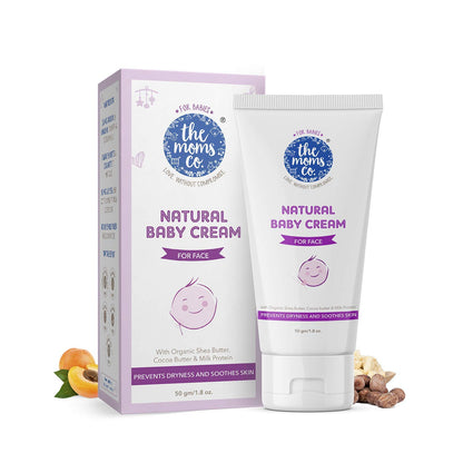 The Moms Co Natural Baby Face Cream-With Shea Butter & Cocoa Butter