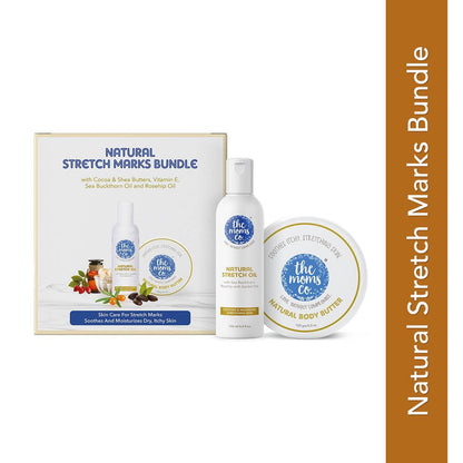 The Moms Co Stretch Marks Bundle Gift Set-Pack of 2-Gift For Baby Shower & Baby Birthday