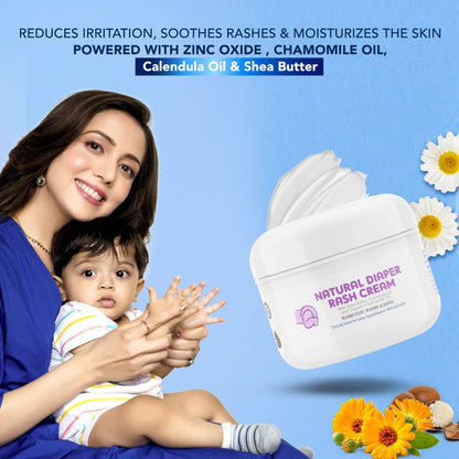 The Moms Co Natural Diaper Rash Cream-With Shea Butter & Calendula Oil