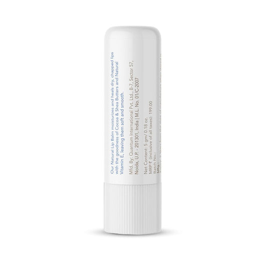 The Moms Co Natural Fruit Lip Balm-With Cocoa & Shea Butter-Nourishes Dry Lips