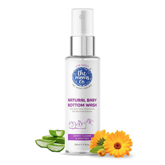 The Moms Co Natural Baby Bottom Wash-With Chamomile & Aloe Vera