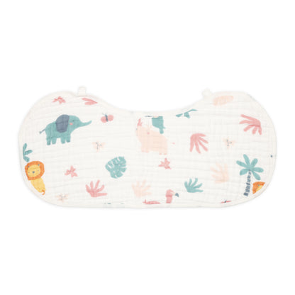 Kicks & Crawl 100% Muslin Burp Cloth-Super Absorbent-Blossom Burps-Pack of 2-For Infants