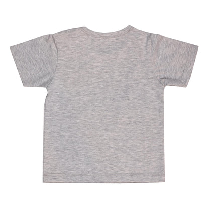 Kicks & Crawl Grey T-shirt-Work Buddies-Cotton-For Infants