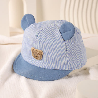 Kicks & Crawl Blue Hat-Little Bear-Cotton-For Infants